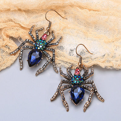 Spider Gems Earrings | Spider Earring | RojozeeJewelry