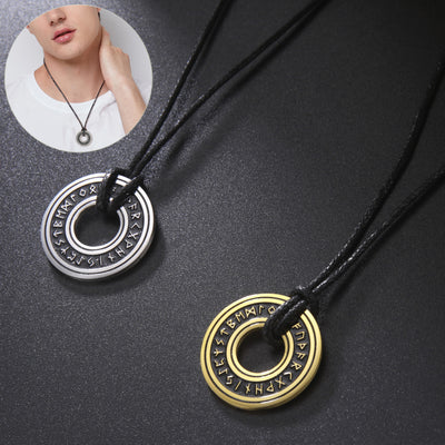 Viking Rune Necklace | Stainless Steel Rune Necklace | RojozeeJewelry